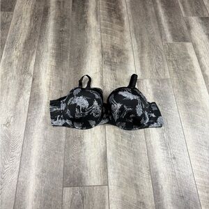 50D Torrid‎ Black Print Bra